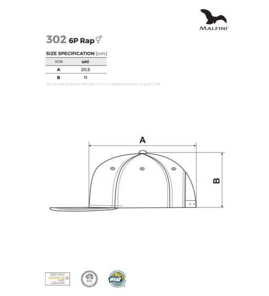 CZAPKA UNISEX - RAP 6P 302