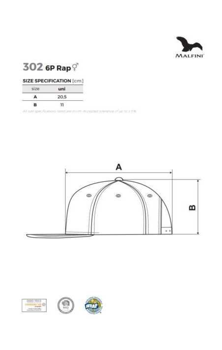 CZAPKA UNISEX - RAP 6P 302
