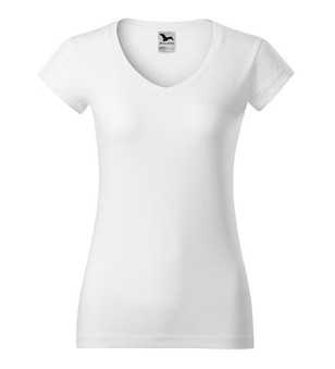 T-SHIRT DAMSKI FIT V-NECK-162