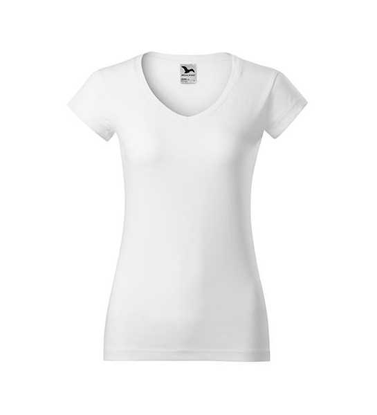 T-SHIRT DAMSKI FIT V-NECK-162