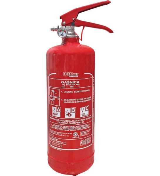 GAŚNICA PROSZKOWA 2 KG - BX-GP-2XABC