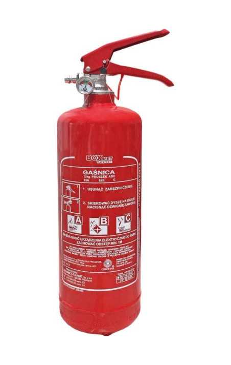 GAŚNICA PROSZKOWA 2 KG - BX-GP-2XABC