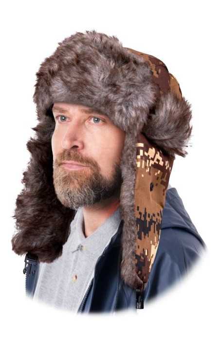 CZAPKA OCIEPLANA OCHRONNA - CZOPIXEL