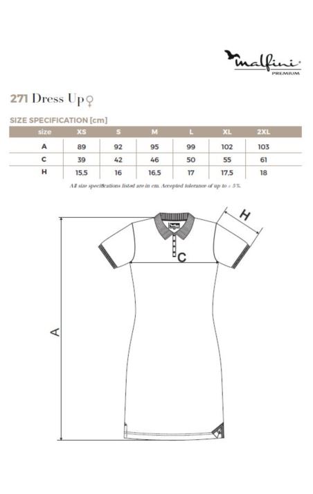 KOSZULKA POLO DAMSKA DRESS UP-271