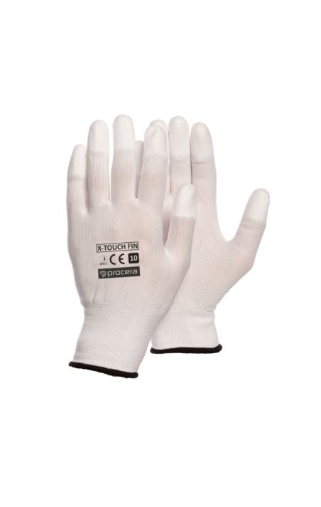 RĘKAWICE OCHRONNE POWLEKANE PU X-TOUCH FIN