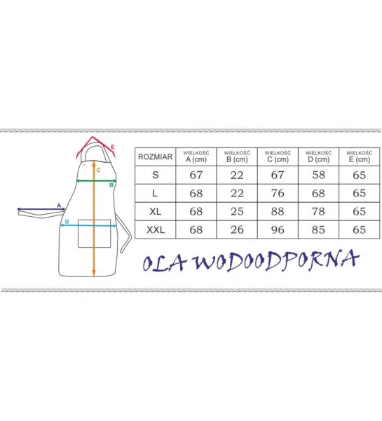 FARTUCH OLA WODOODPORNA