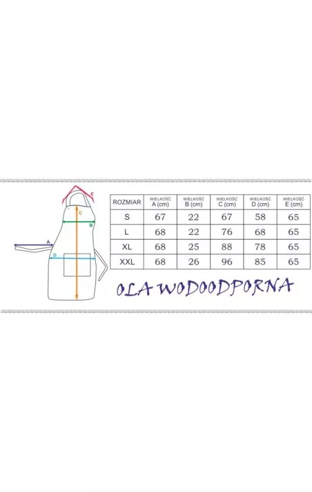 FARTUCH OLA WODOODPORNA