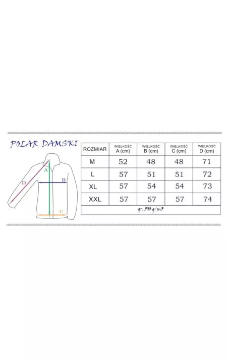 POLAR DAMSKI (500 GR)