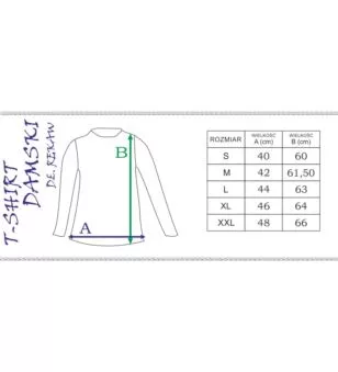 T-SHIRT DAMSKI DŁUGI RĘKAW 2