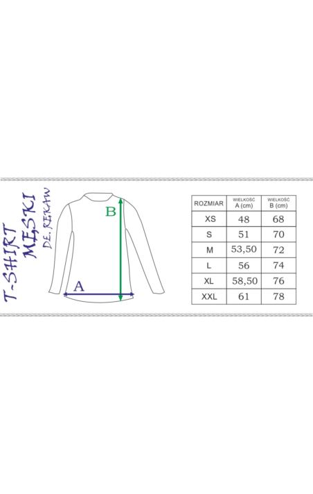 T-SHIRT MĘSKI DŁUGI RĘKAW
