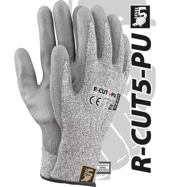 RĘKAWICE OCHRONNE - R-CUT5-PU