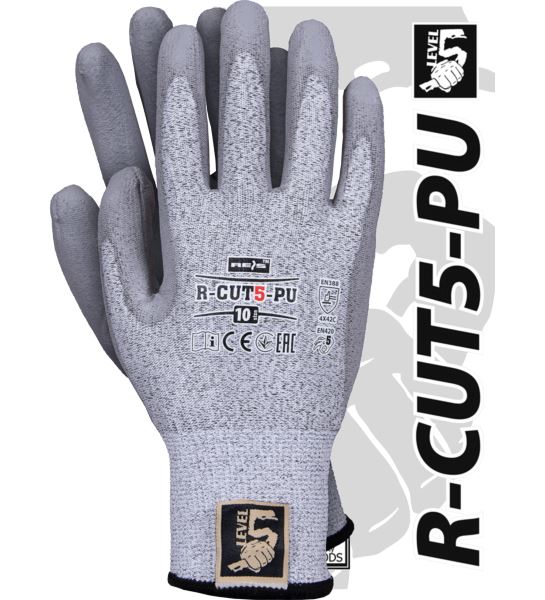 RĘKAWICE OCHRONNE - R-CUT5-PU