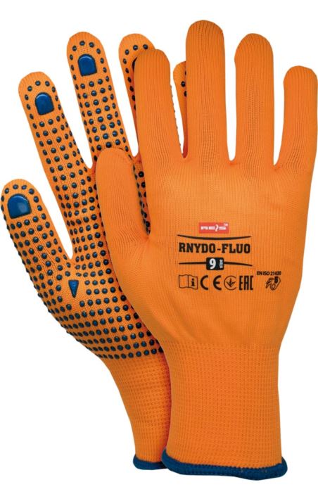 RĘKAWICE OCHRONNE - RNYDO-FLUO