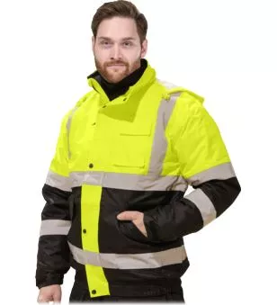 KURTKA OCHRONNA OCIEPLANA - BOMBERVIS