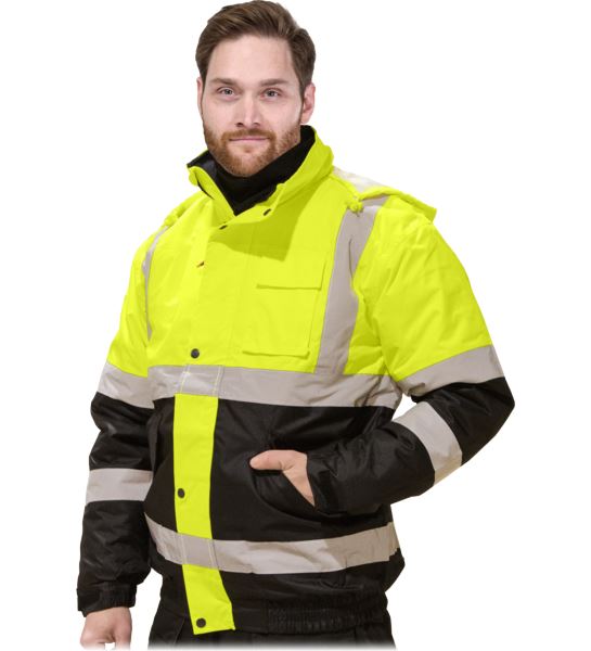 KURTKA OCHRONNA OCIEPLANA - BOMBERVIS