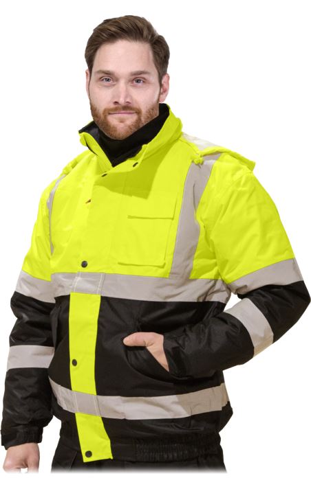 KURTKA OCHRONNA OCIEPLANA - BOMBERVIS
