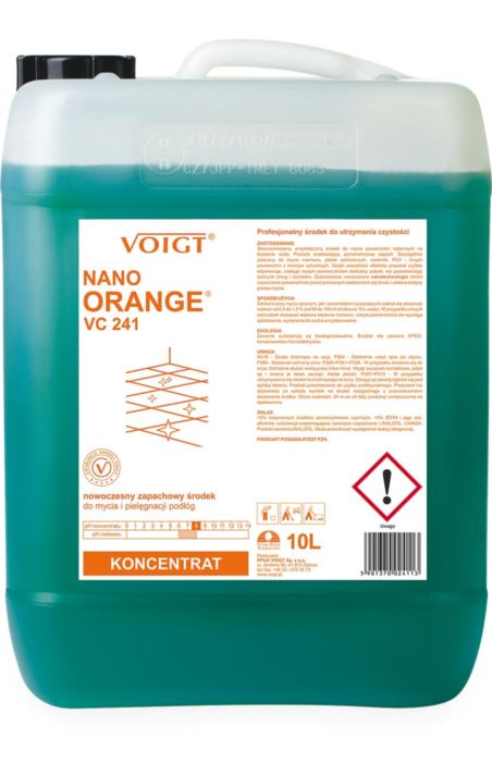 ŚRODEK DO MYCIA - V-NANO-ORANGE