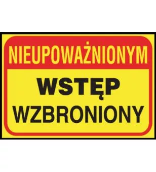 ZNAK BEZPIECZEŃSTWA - Z-TB19