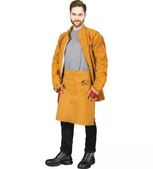 ZAPASKA OCHRONNA SKÓRZANA DLA SPAWACZY - WY-FZSB