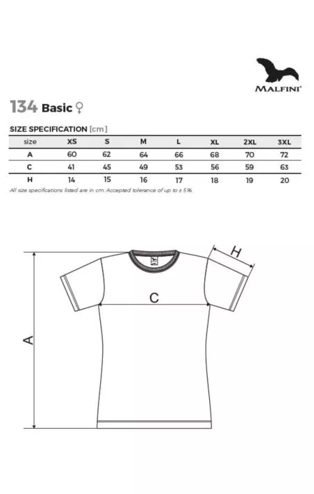 T-SHIRT DAMSKI BASIC-134