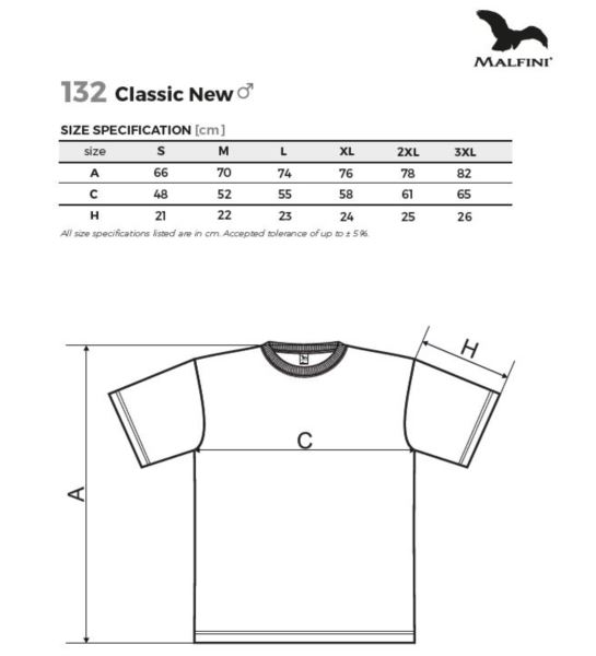 T-SHIRT MĘSKI CLASSIC NEW-132