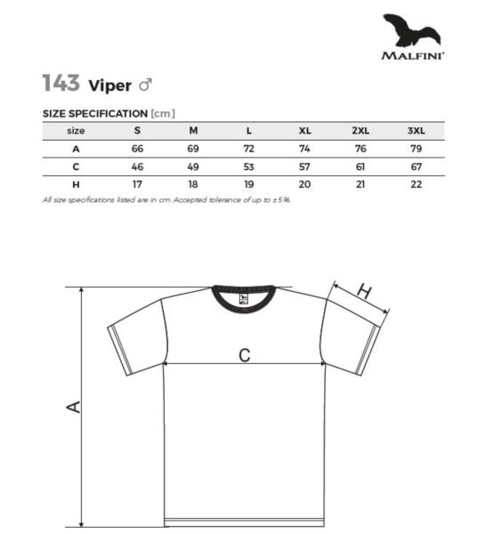 T-SHIRT MĘSKI VIPER-143