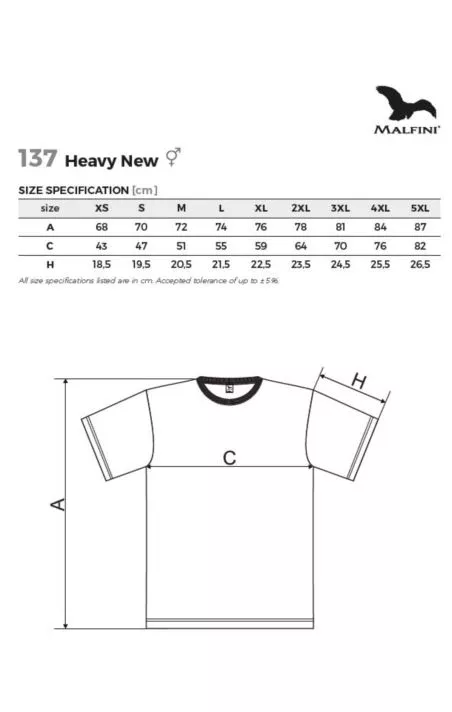T-SHIRT UNISEX HEAVY NEW-137