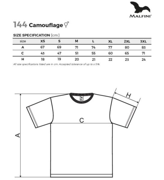T-SHIRT MĘSKI CAMOUFLAGE-144