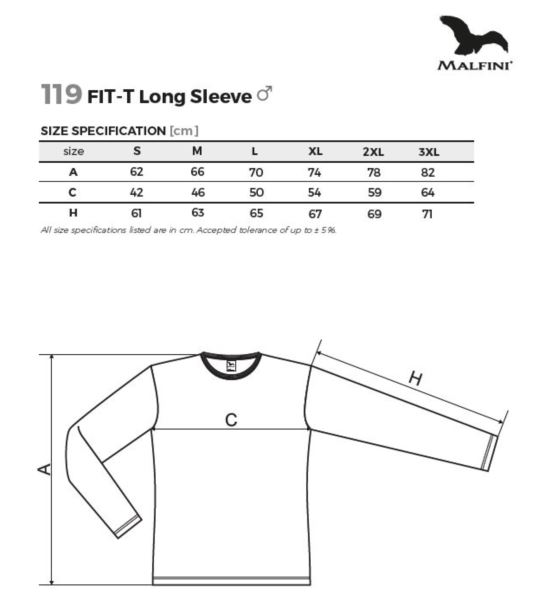 T-SHIRT MĘSKI FIT-T LS 119