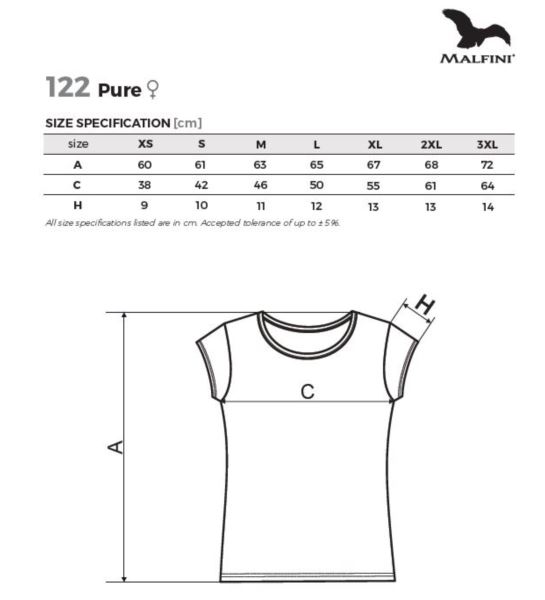 T-SHIRT DAMSKI PURE-122