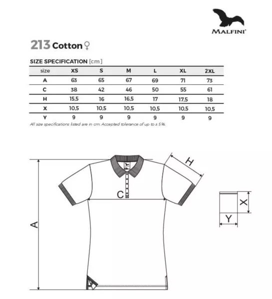 KOSZULKA POLO DAMSKA COTTON-213