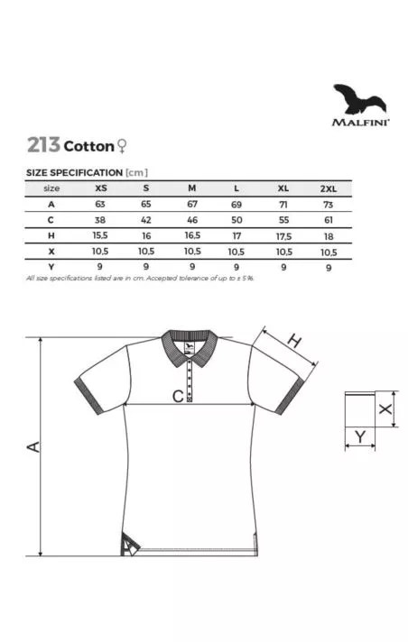 KOSZULKA POLO DAMSKA COTTON-213