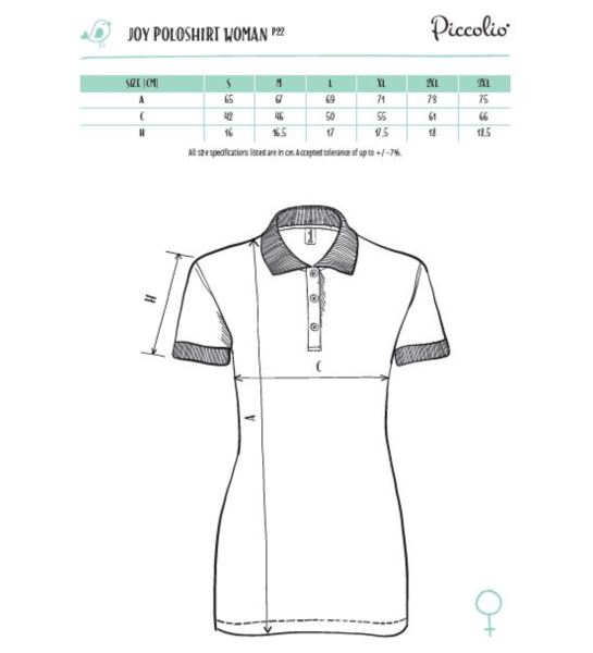 KOSZULKA POLO DAMSKA JOY-P22