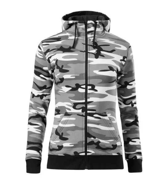 BLUZA DAMSKA CAMO ZIPPER-C20