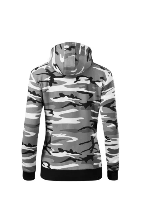 BLUZA DAMSKA CAMO ZIPPER-C20