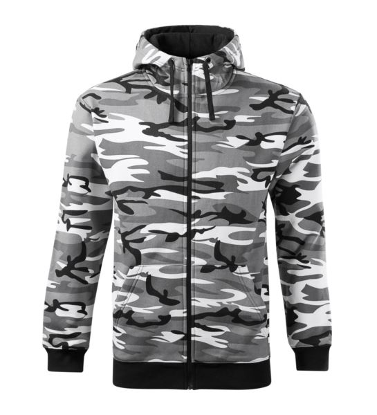 BLUZA MĘSKA CAMO ZIPPER-C19