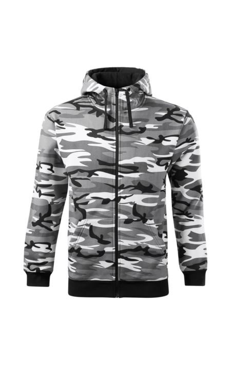 BLUZA MĘSKA CAMO ZIPPER-C19
