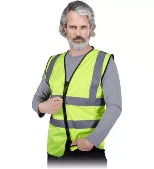 KAMIZELKA OSTRZEGAWCZA - KOS-MESHZIP