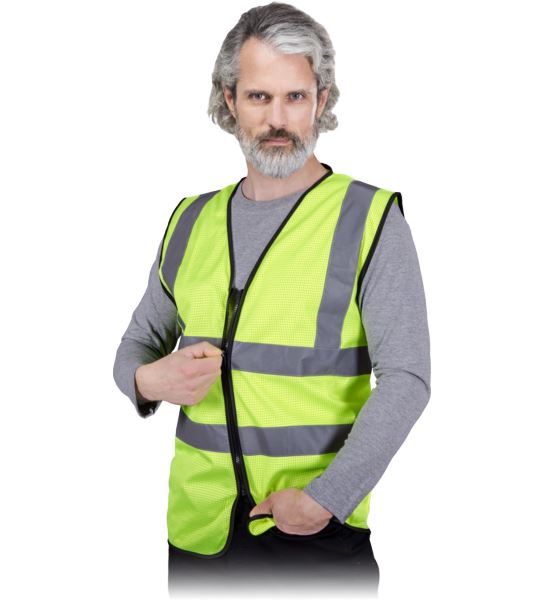 KAMIZELKA OSTRZEGAWCZA - KOS-MESHZIP