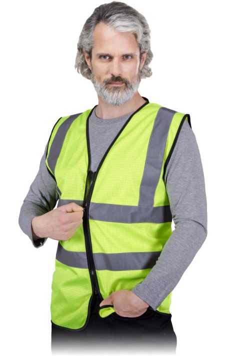 KAMIZELKA OSTRZEGAWCZA - KOS-MESHZIP