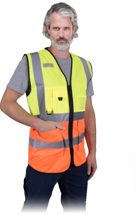 KAMIZELKA OSTRZEGAWCZA - KOS-ZIP