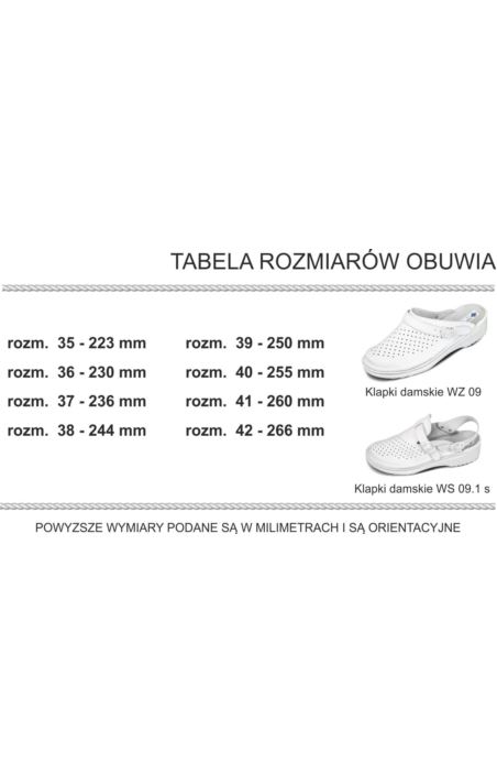 KLAPKI DAMSKIE WZ 09 BIAŁY