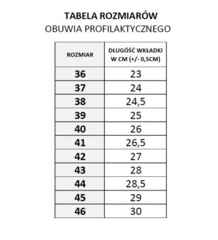 OBUWIE PROFILAKTYCZNE - BIANCA N 2