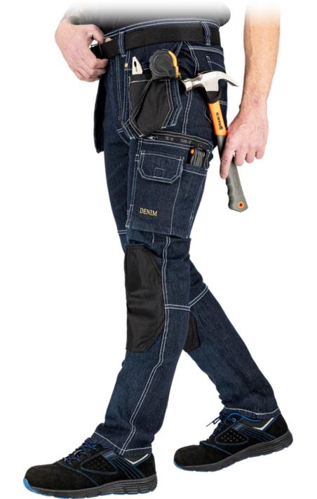 SPODNIE OCHRONNE DO PASA - JEANS415-T