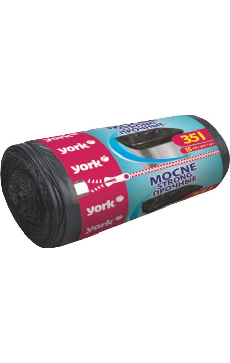 WORKI NA ŚMIECI MOCNE 35L / 15 SZT - YWORMOC35L