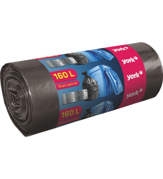 WORKI NA ŚMIECI MOCNE 160 L / 10 SZT - YWORMOC160L