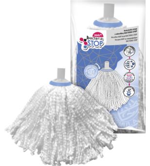 KOŃCÓWKA MOP Z MIKROFIBRY BACTERIA STOP - YMOPKONMICROANBA