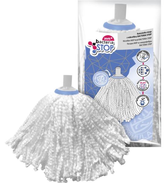 KOŃCÓWKA MOP Z MIKROFIBRY BACTERIA STOP - YMOPKONMICROANBA