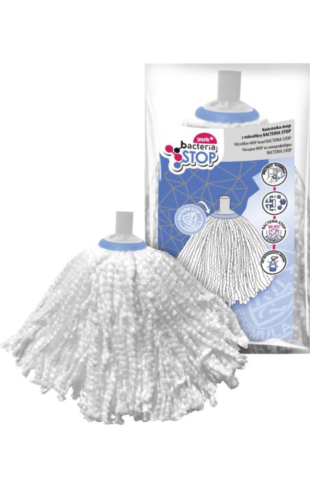 KOŃCÓWKA MOP Z MIKROFIBRY BACTERIA STOP - YMOPKONMICROANBA