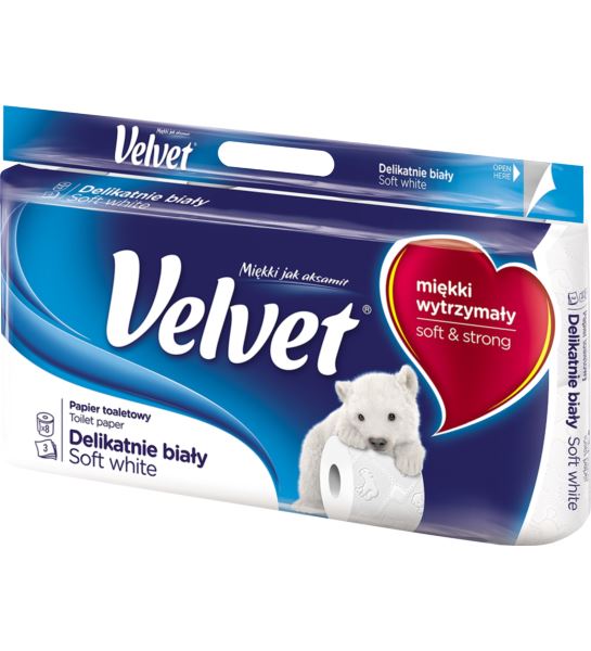 PAPIER TOALETOWY - VELVET-PAP